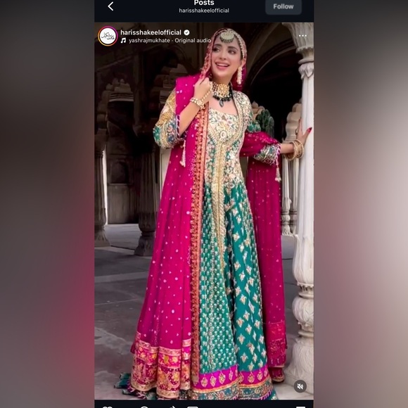 Haris Shakeel Green Outfit